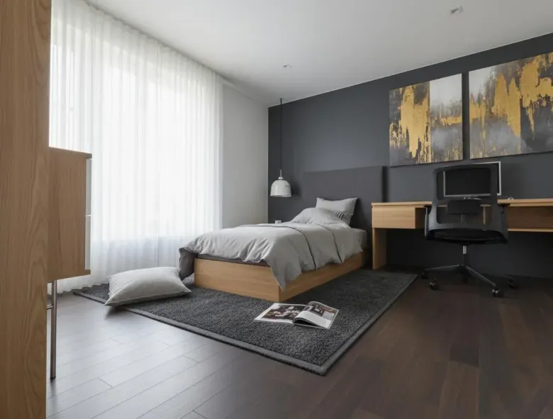 Recámara remodelada del departamento Airbnb en Palmares, Tlaquepaque